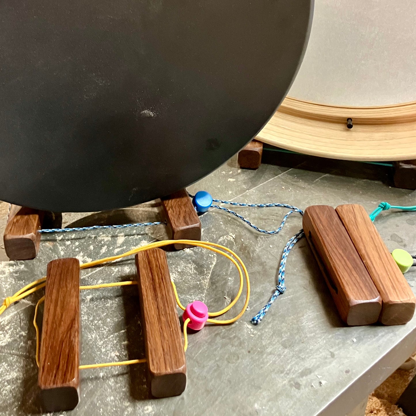 frame drum roll stops with drums