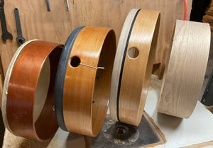 Natural Color Variations in Cherry Wood Drums