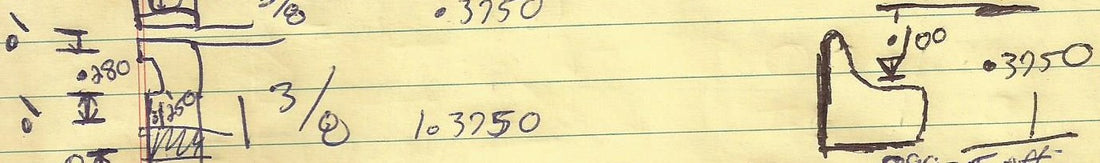 sketch for Todd Roach Hyhbrid Tambourine Bearing Edge