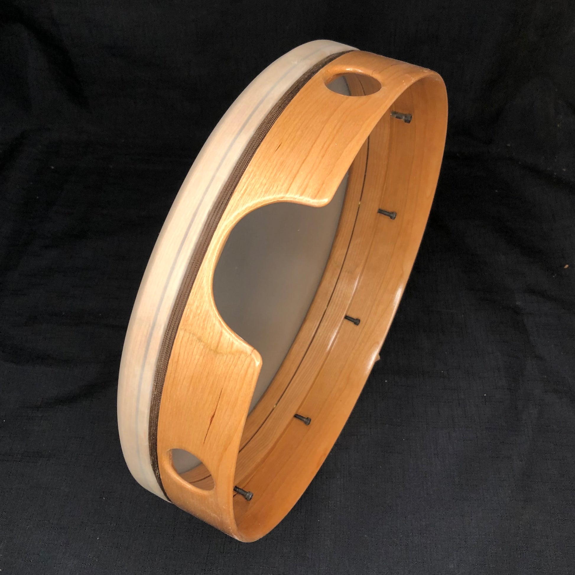 comfort grip with two thumbholes