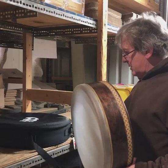 video discussing frame drum bag sizing