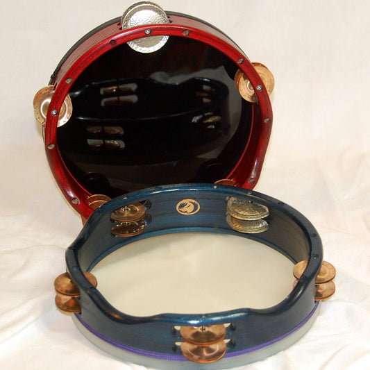 Inanna tambourines red and blue