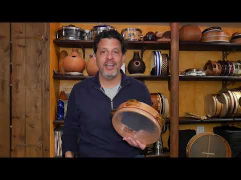 Yousif Sheronick describes the riq's design and demonstrates  its tobnal range.